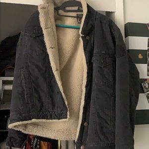 Obey denim Sherpa jacket